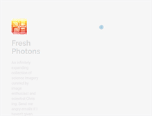 Tablet Screenshot of freshphotons.com